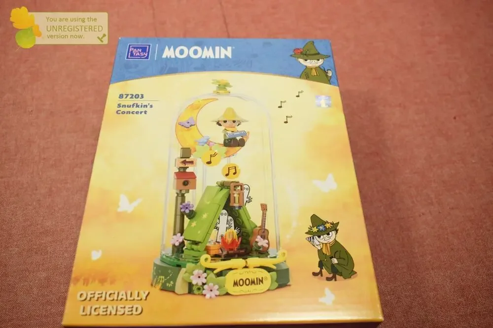 Pantasy Moomin Snufkin's Concert 221pc Brick Block Set 87203 -